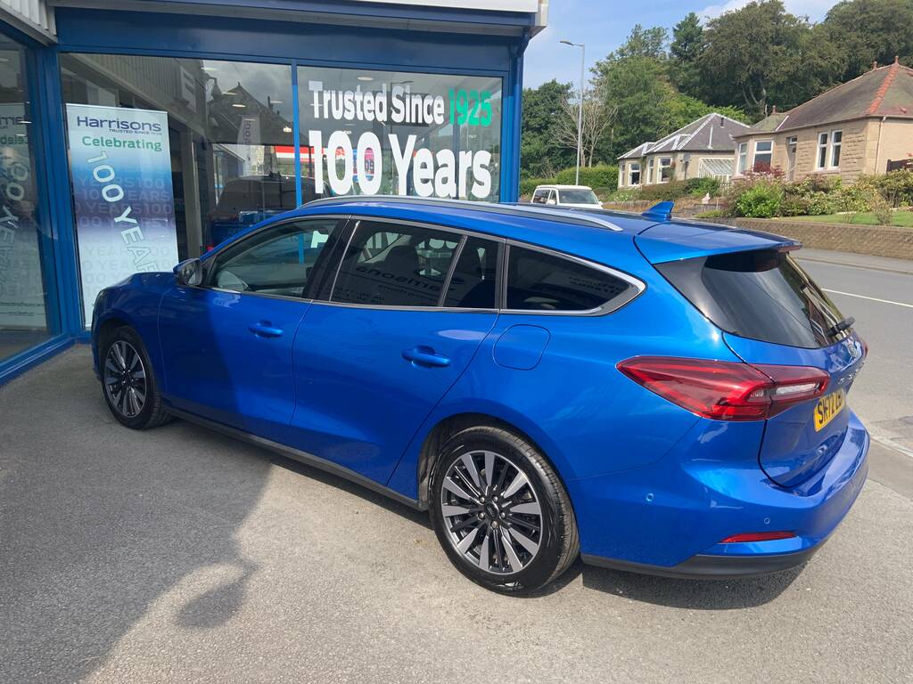 Ford Focus 1.0 Ecoboost Mhev 155Ps Titanium Vignale SK72ZBN Blue #4