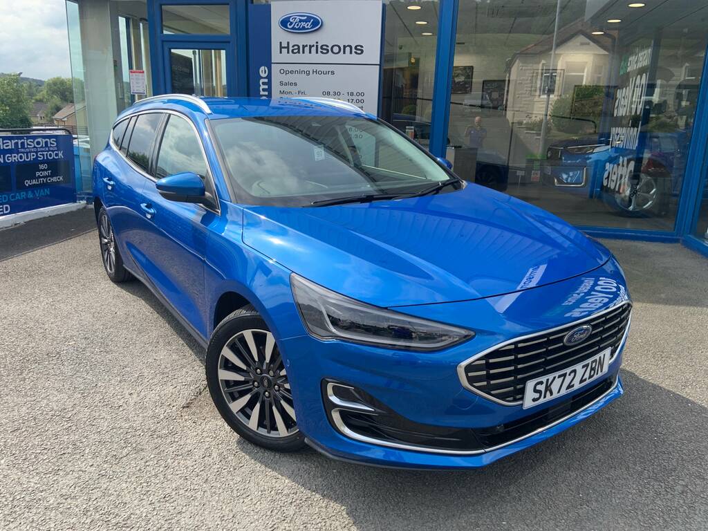 Ford Focus 1.0 Ecoboost Mhev 155Ps Titanium Vignale Blue