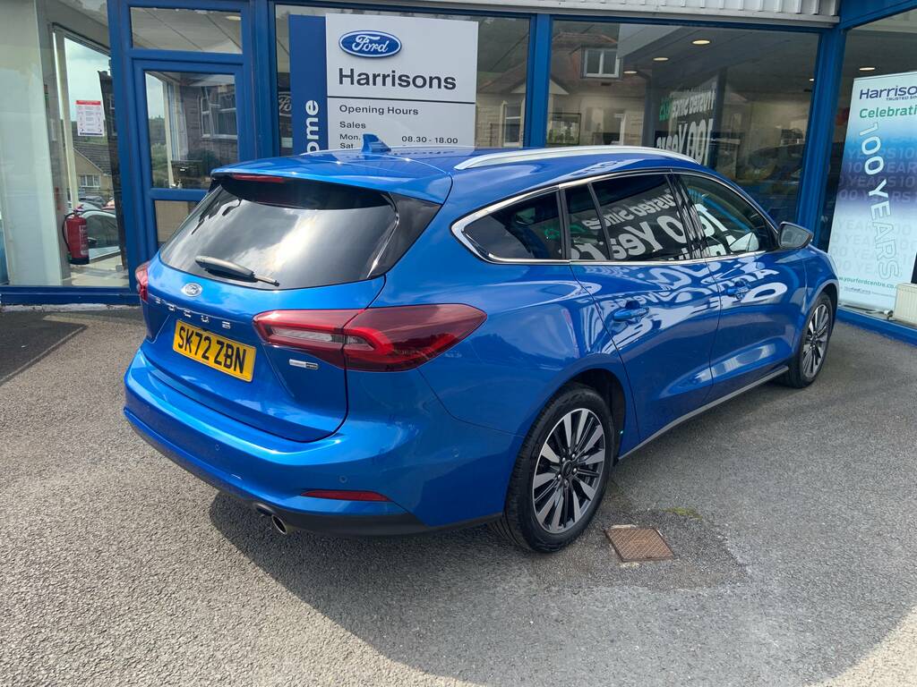 Ford Focus 1.0 Ecoboost Mhev 155Ps Titanium Vignale SK72ZBN Blue #2