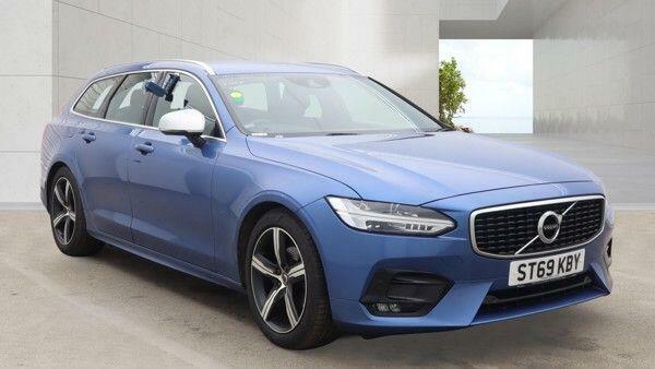 Volvo V90 2.0 D4 R-design Euro 6 Ss Blue #2