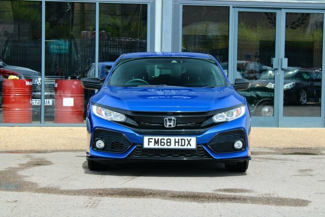 Honda Civic 1.0 Vtec Turbo Sport Line Hatchback Cvt Blue #5
