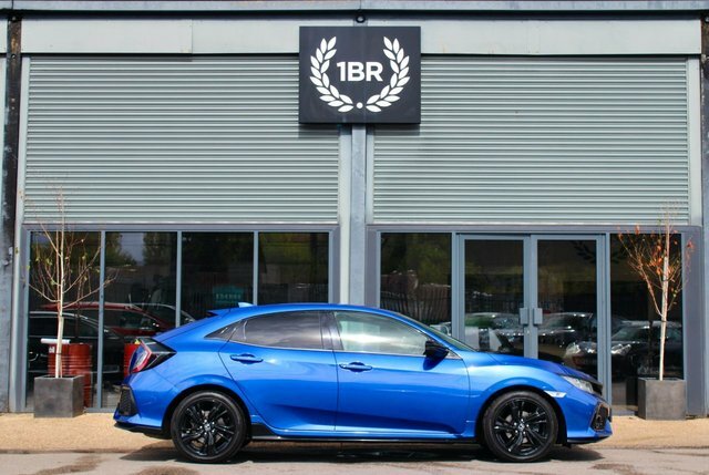 Honda Civic 1.0 Vtec Turbo Sport Line Hatchback Cvt Blue #3