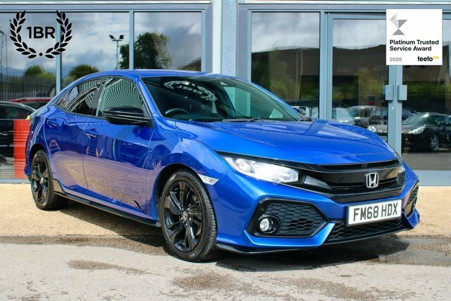 Honda Civic 1.0 Vtec Turbo Sport Line Hatchback Cvt Blue