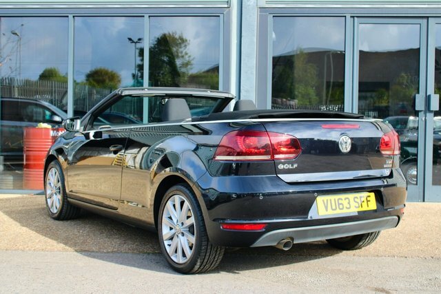 Volkswagen Golf 1.6 Tdi Bluemotion Tech Se Cabriolet Ma Black #2