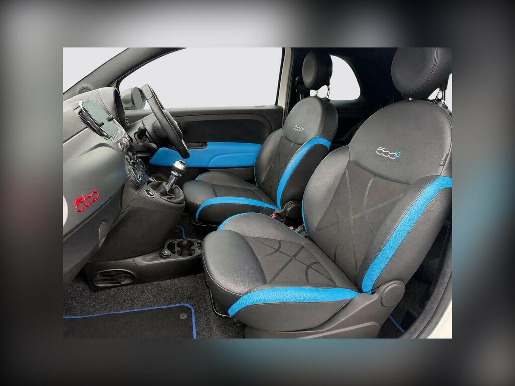 Fiat 500 Lounge Blue #13