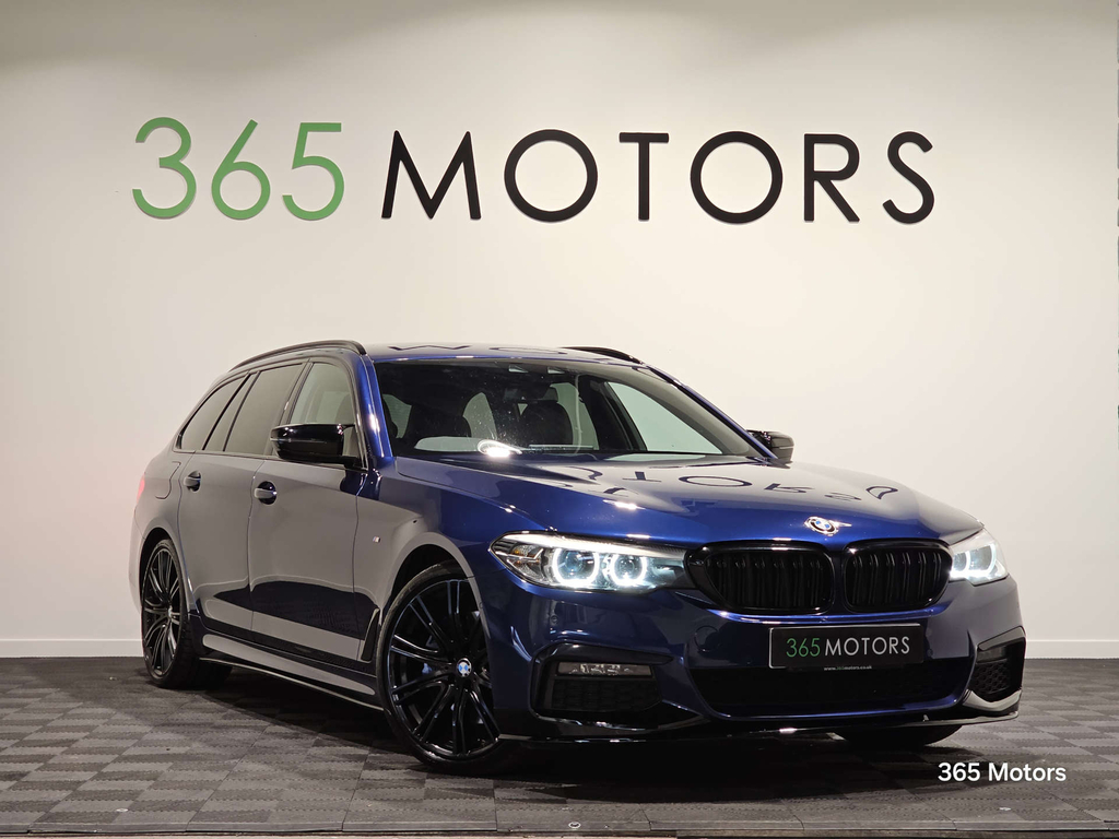 BMW 5 Series 530D M Sport Touring Xdrive Euro 6 S Blue #4