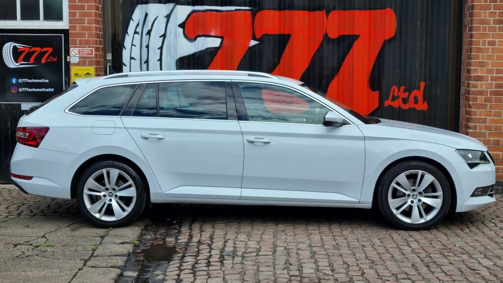 Skoda Superb 2.0 Tdi Se L Executive Estate Dsg Euro White #2