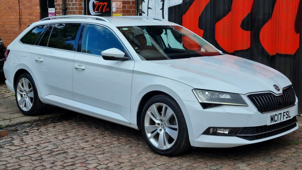 Skoda Superb 2.0 Tdi Se L Executive Estate Dsg Euro White #5