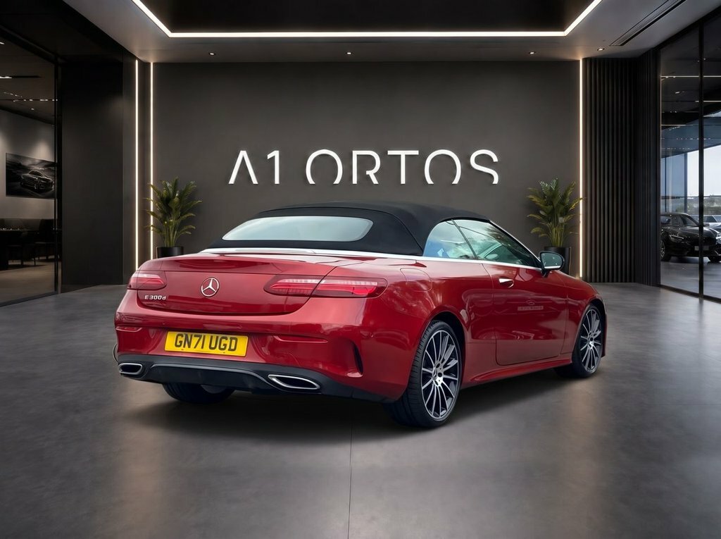Mercedes-Benz E Class Convertible Red #3