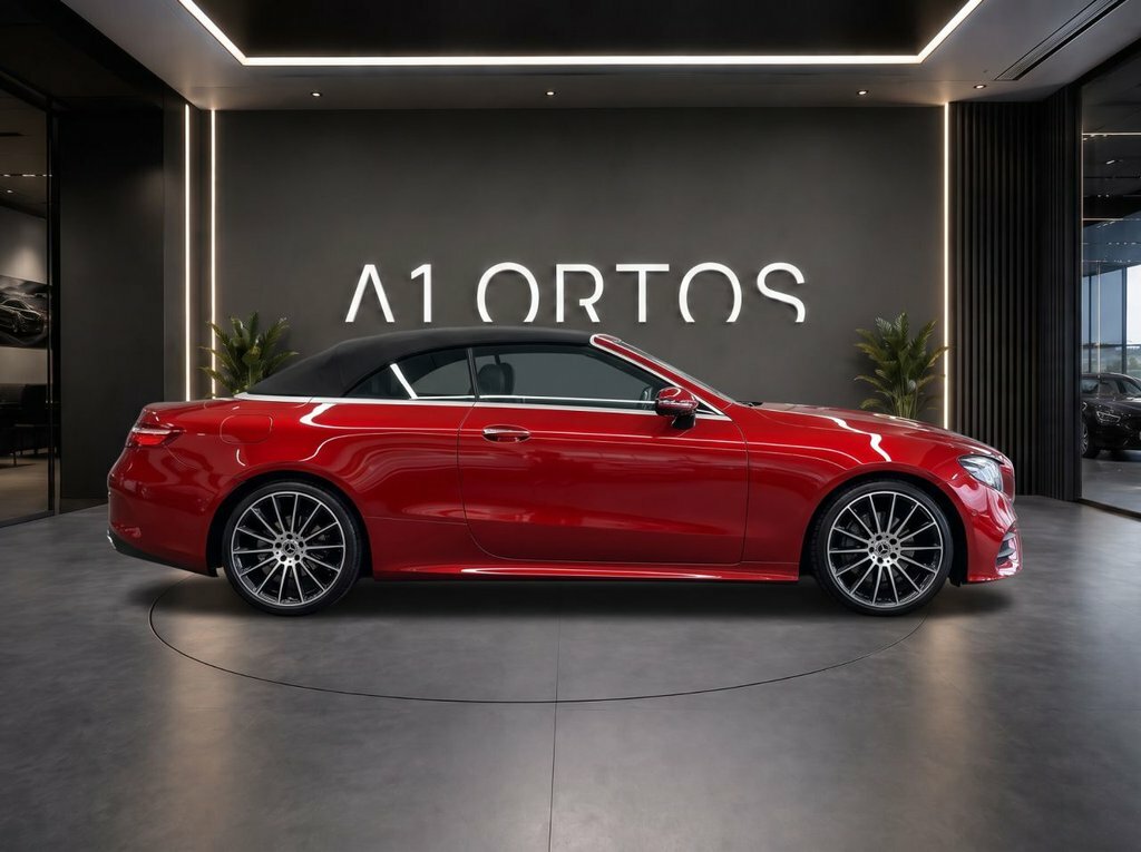 Mercedes-Benz E Class Convertible Red #5