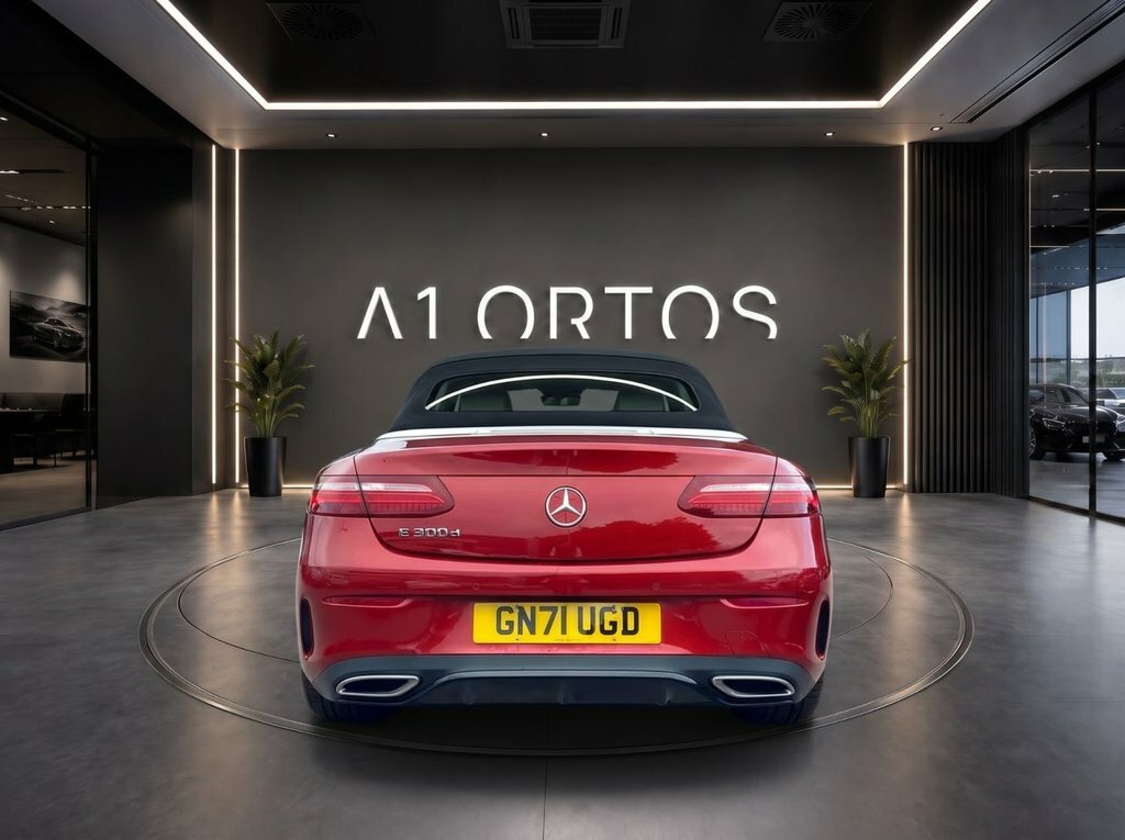 Mercedes-Benz E Class Convertible Red #2