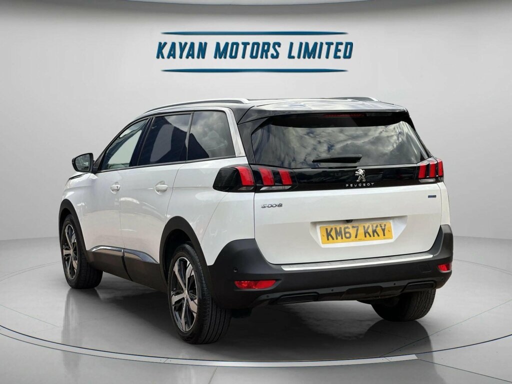 Peugeot 5008 1.2 Puretech Allure Eat Euro 6 Ss White #6