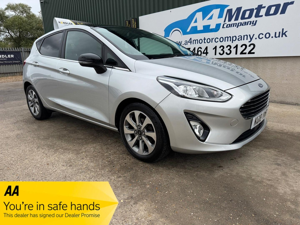 Ford Fiesta 1.0T Ecoboost Titanium X Euro 6 Ss Silver