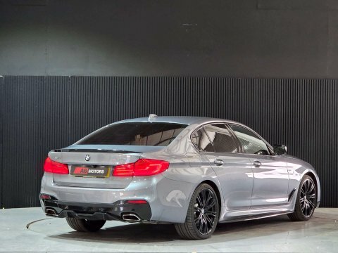 BMW 5 Series White #12