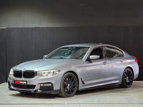 BMW 5 Series White #8