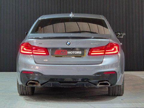 BMW 5 Series White #11