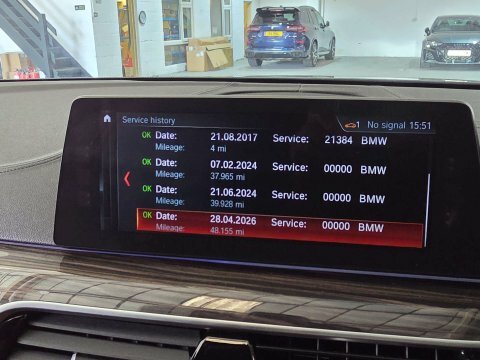 BMW 5 Series White #22