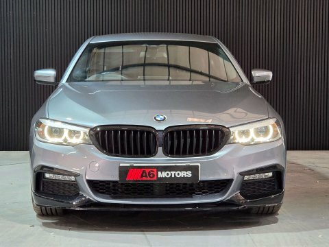 BMW 5 Series White #7