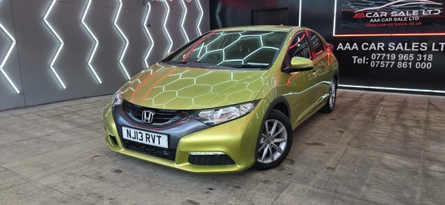 Honda Civic 1.4 I-vtec Se Hatchback Euro 5 Yellow #2