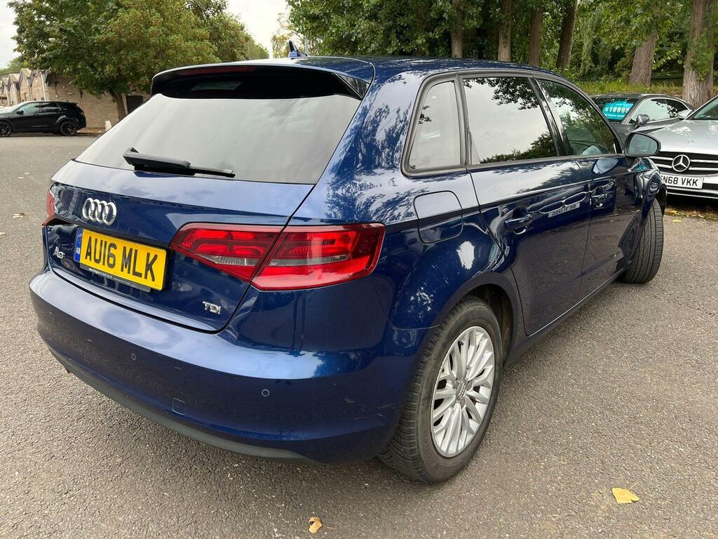 Audi A3 Hatchback 2.0 Tdi Se Technik Sportback Euro 6 Ss AU16MLK Blue #5