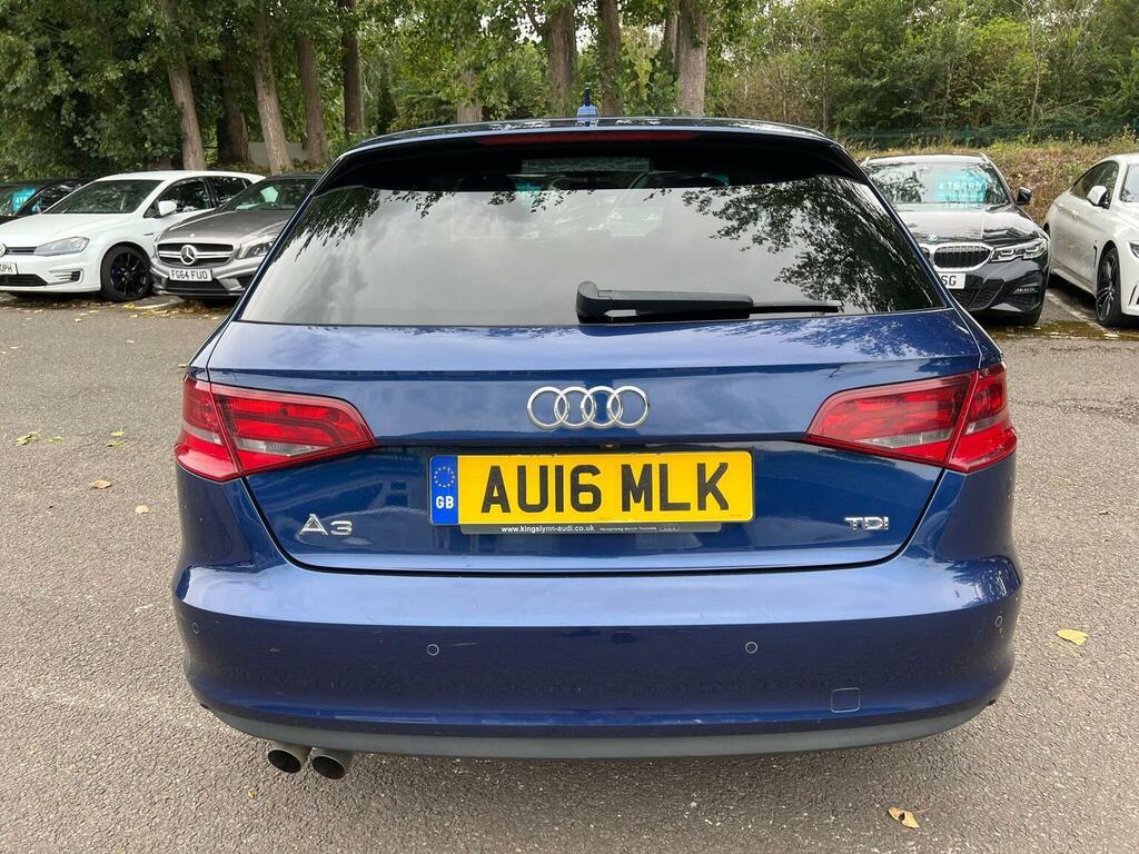 Audi A3 Hatchback 2.0 Tdi Se Technik Sportback Euro 6 Ss AU16MLK Blue #6