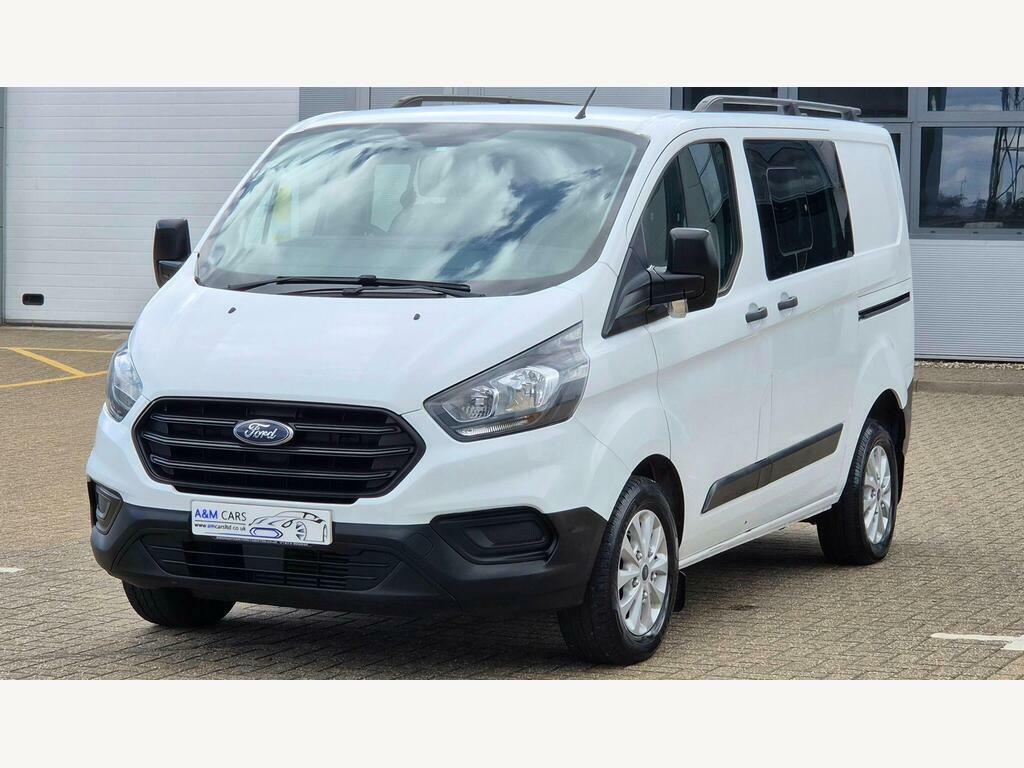 Ford Transit Custom 2.0 300 Ecoblue Crew Van L1 H1 Euro 6 White #3