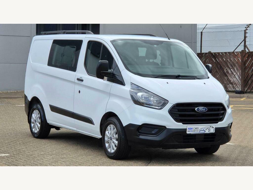 Ford Transit Custom 2.0 300 Ecoblue Crew Van L1 H1 Euro 6 White #4