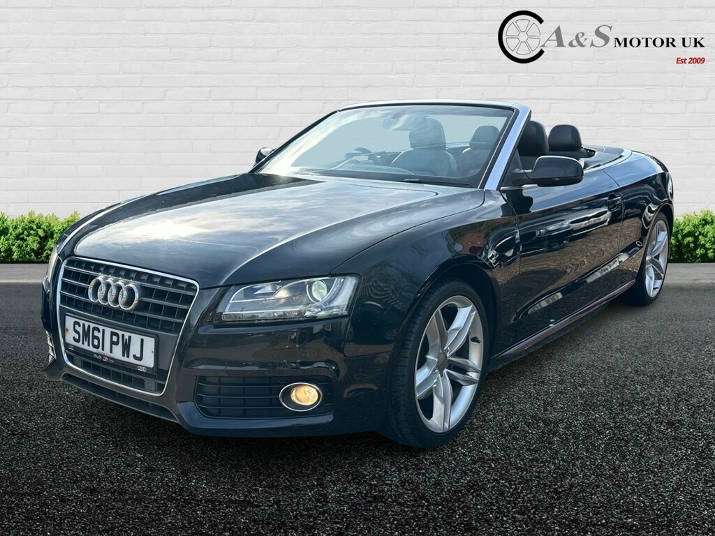 Audi A5 Convertible 2.0 Tfsi S Line 201161 Black