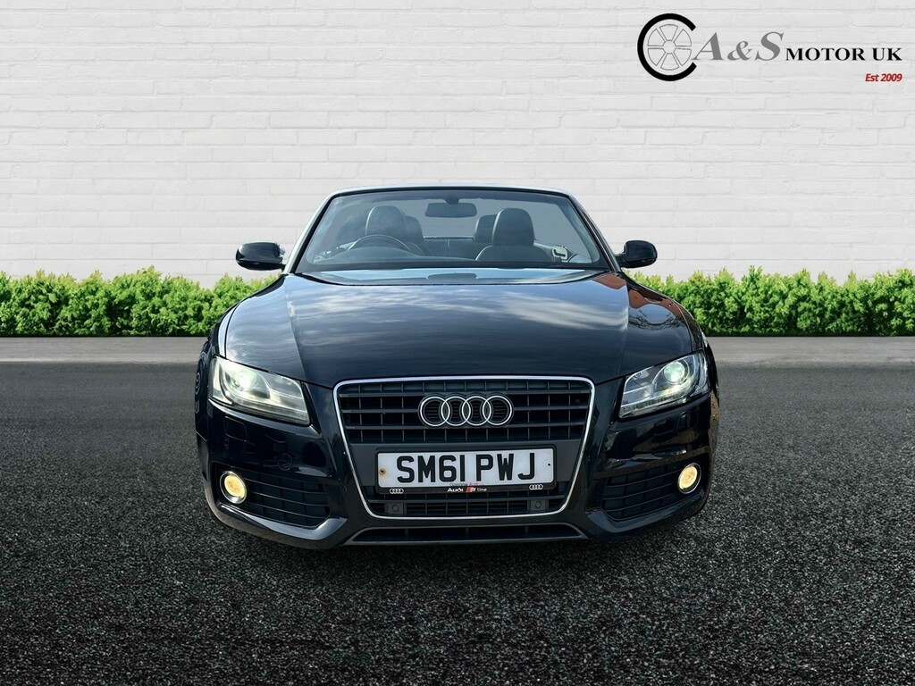 Audi A5 Convertible 2.0 Tfsi S Line 201161 Black #2