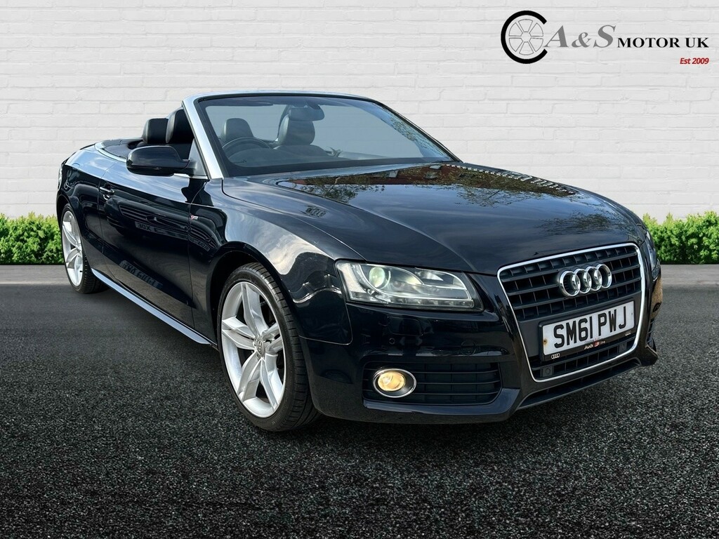 Audi A5 Convertible 2.0 Tfsi S Line 201161 Black #3