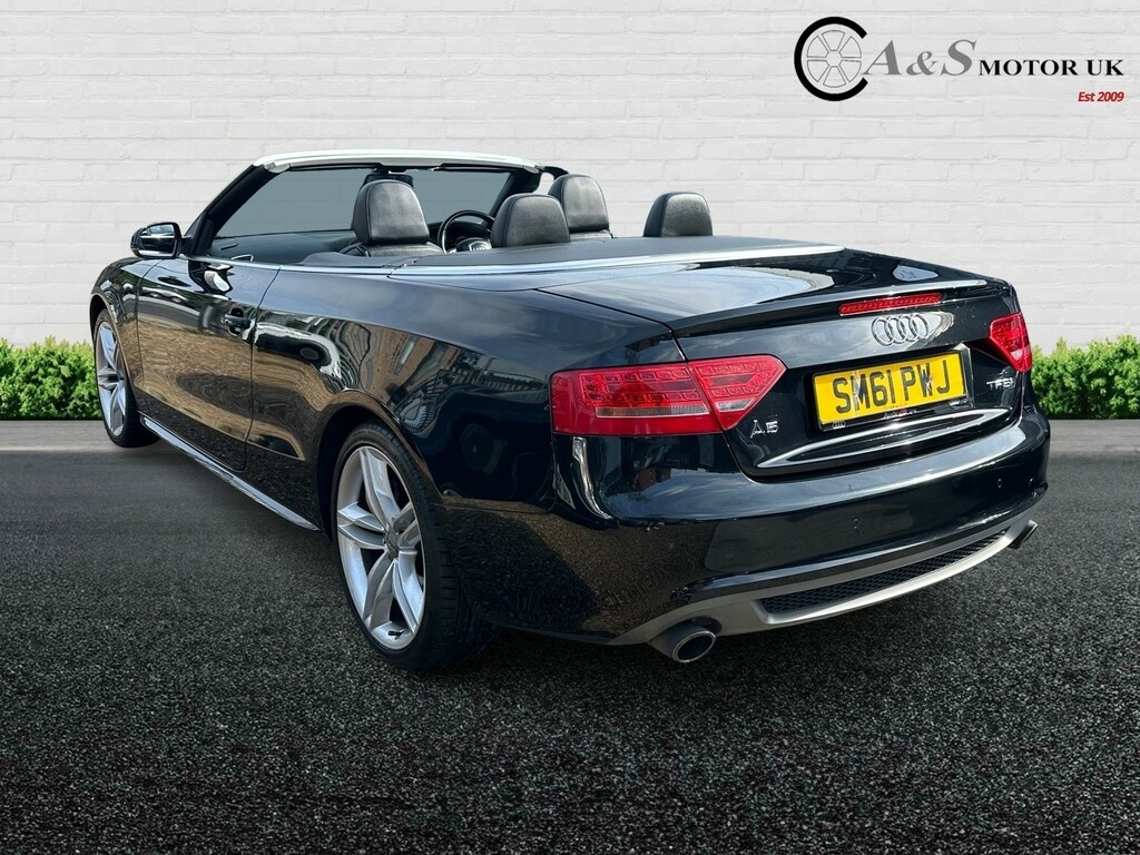 Audi A5 Convertible 2.0 Tfsi S Line 201161 Black #6