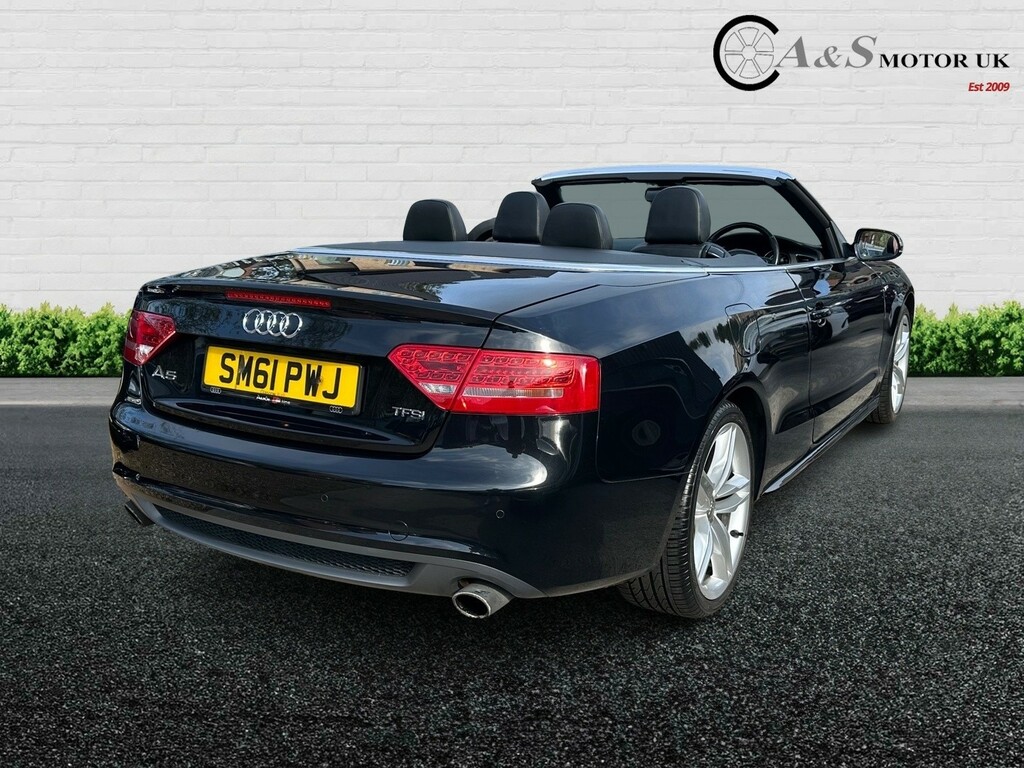 Audi A5 Convertible 2.0 Tfsi S Line 201161 Black #4