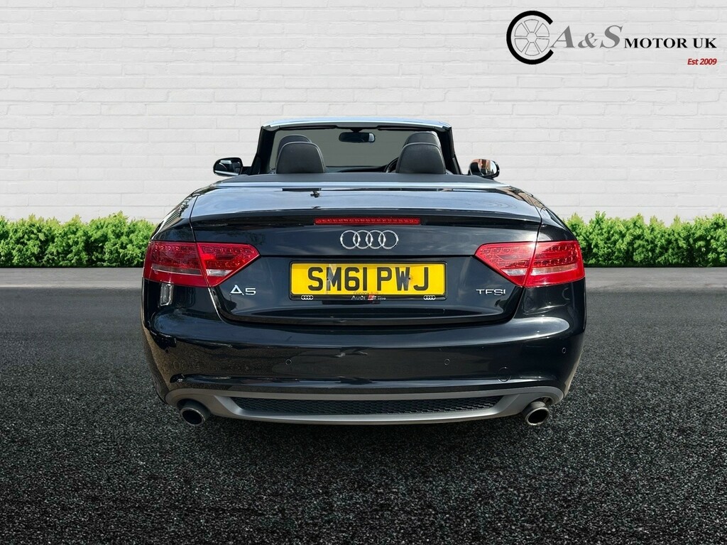 Audi A5 Convertible 2.0 Tfsi S Line 201161 Black #5
