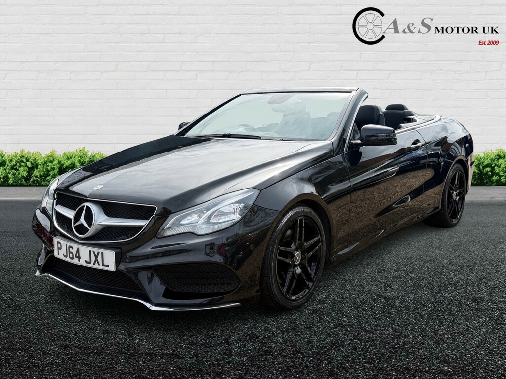 Mercedes-Benz E Class Convertible 3.0 E350d V6 Bluetec Amg Line 201464 Black