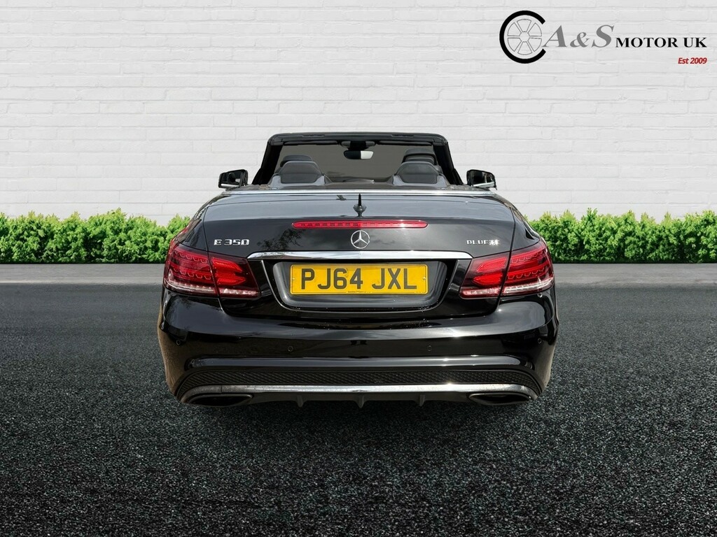 Mercedes-Benz E Class Convertible 3.0 E350d V6 Bluetec Amg Line 201464 PJ64JXL Black #5
