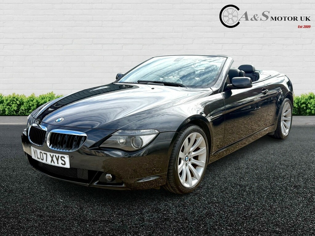 BMW 6 Series 3.0 630I Sport Convertible Black