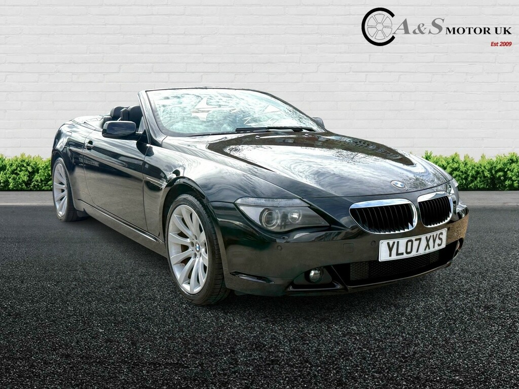 BMW 6 Series 3.0 630I Sport Convertible Black #3