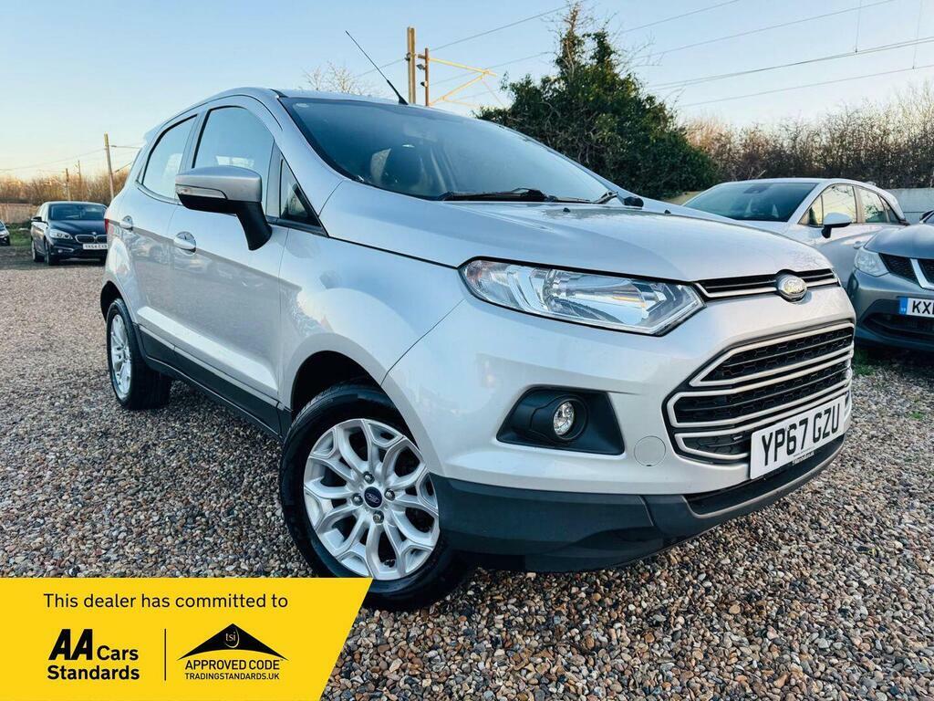 Ford Ecosport 1.0T Ecoboost Zetec Euro 6 S S Silver