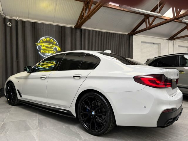 BMW 5 Series 2.0 520D M Sport Saloon Euro 6 S White #6