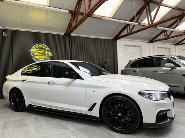 BMW 5 Series 2.0 520D M Sport Saloon Euro 6 S White #2