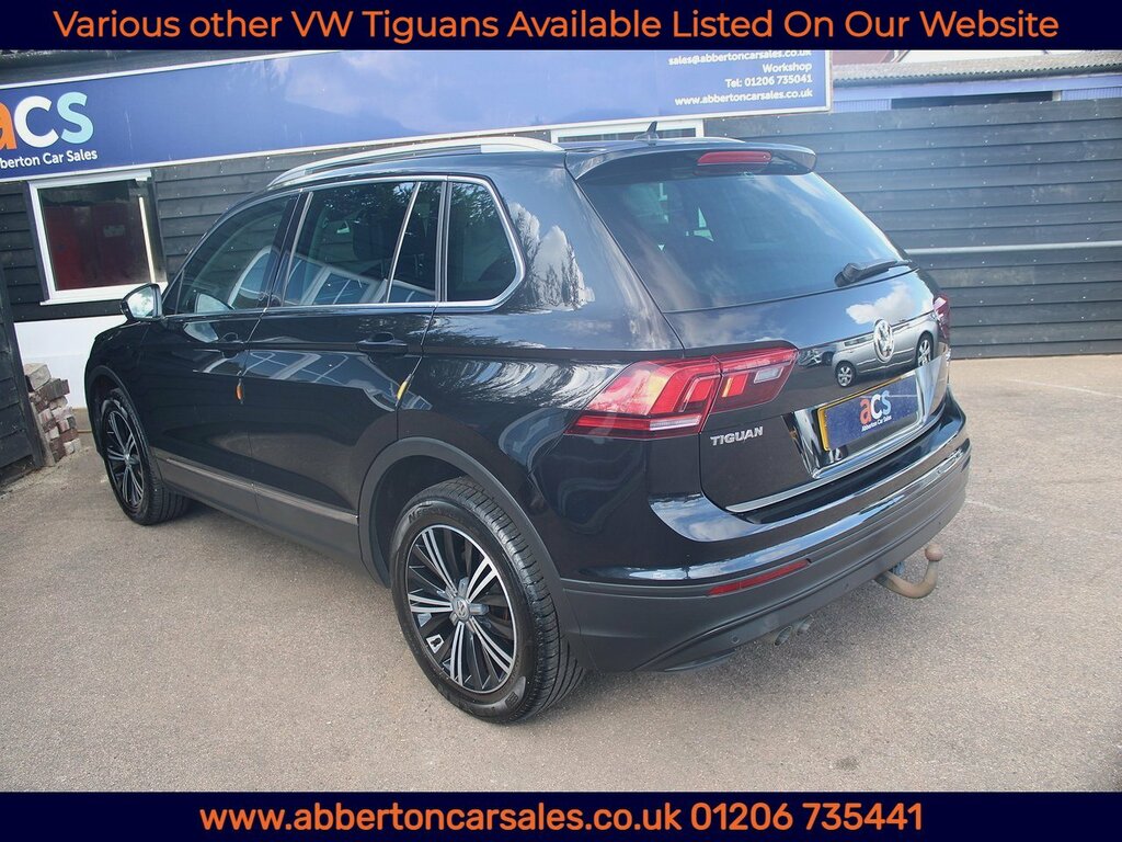 Volkswagen Tiguan Tdi Bluemotion Tech Se Navigation EO66UYR Black #6