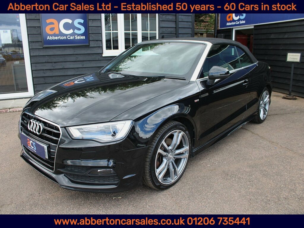 Audi A3 Cabriolet Tfsi S Line Black #2