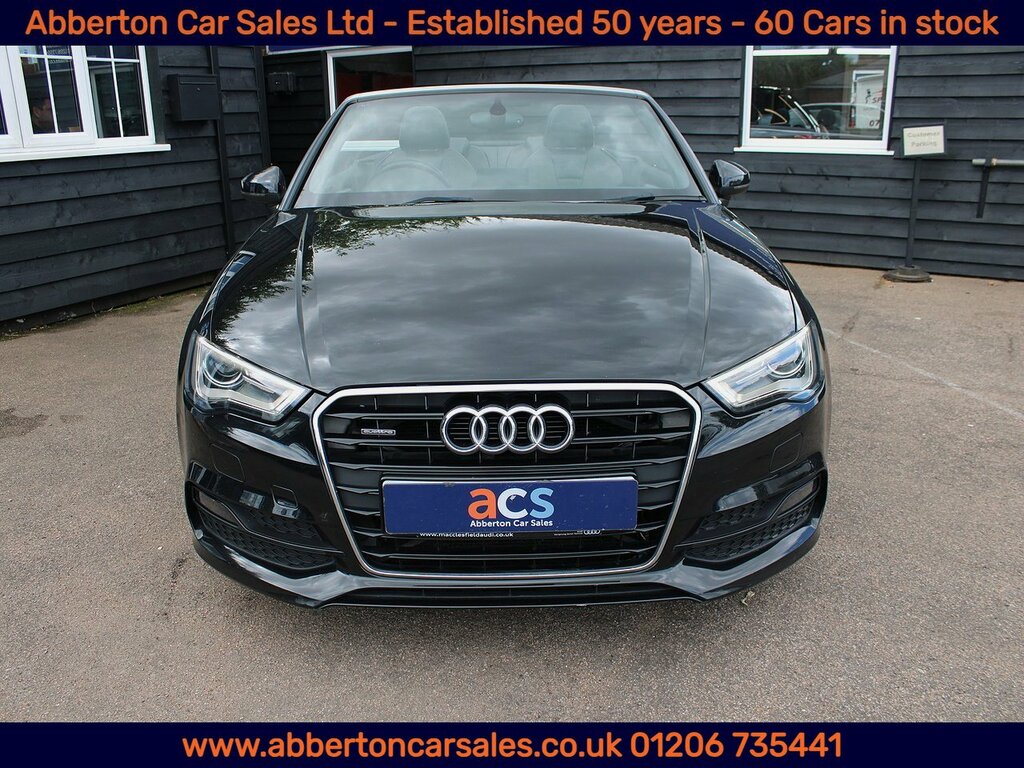Audi A3 Cabriolet Tfsi S Line Black #3