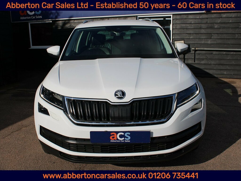 Skoda Kodiaq Tsi Act Edition White #2