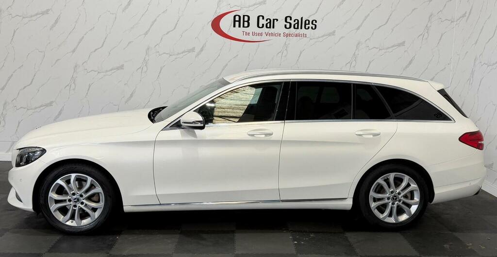 Mercedes-Benz C Class 1.6 C200d Sport G-tronic Euro 6 Ss White #4