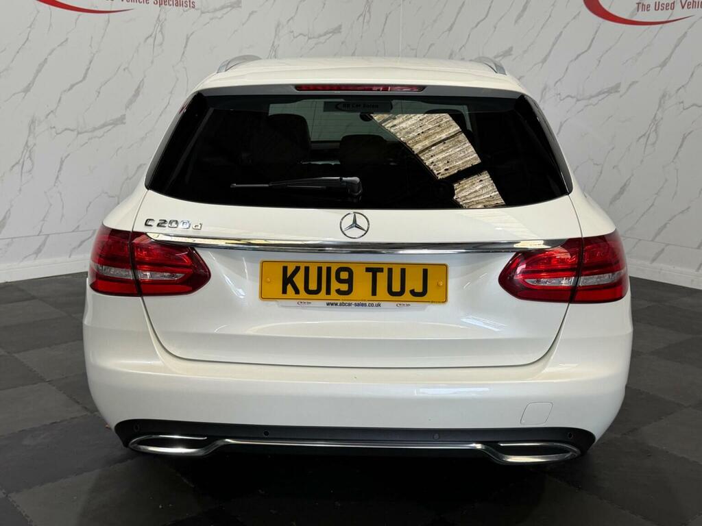 Mercedes-Benz C Class 1.6 C200d Sport G-tronic Euro 6 Ss White #3