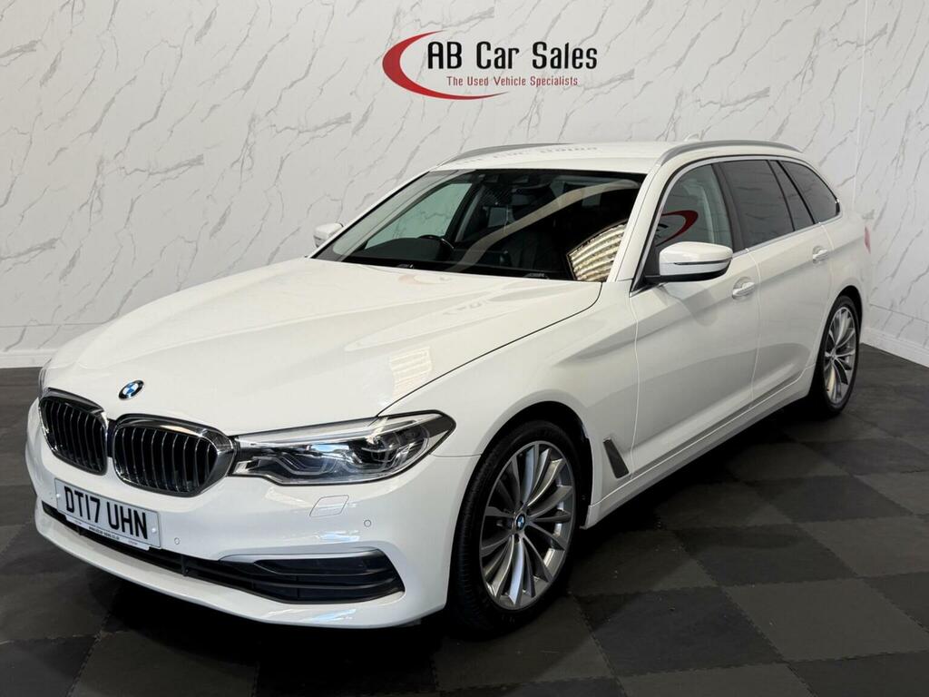 BMW 5 Series 2.0 520D Se Touring Euro 6 Ss White #5