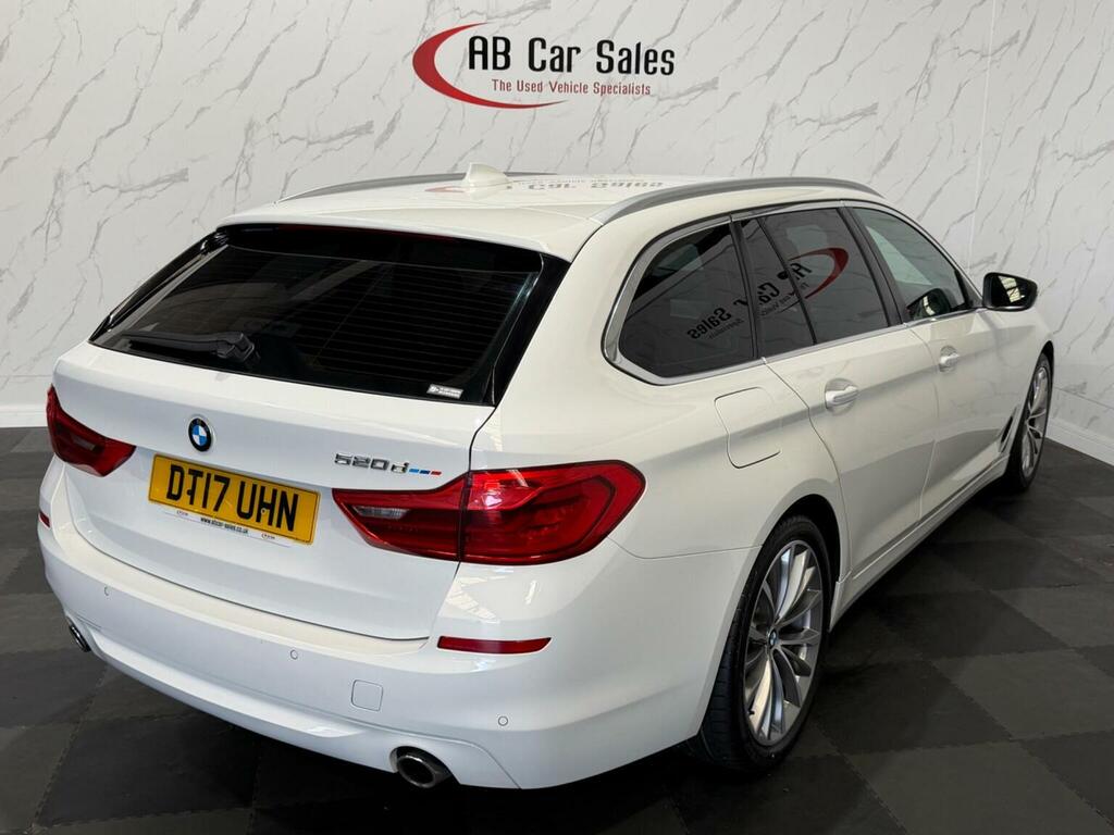 BMW 5 Series 2.0 520D Se Touring Euro 6 Ss White #6