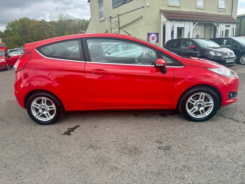 Ford Fiesta Zetec Low Miles35 Taxbluetooth Red #4
