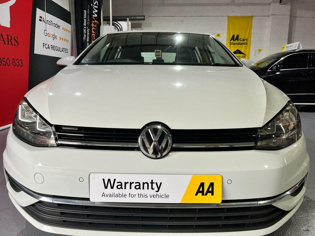 Volkswagen Golf Hatchback 1.6 Tdi Se Nav Dsg Euro 6 Ss 201 White #3
